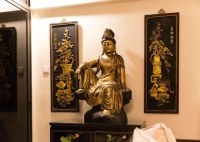 Wooden Guan Yin statue