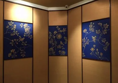 Paintings in the private dining rooms for Soup Restaurant at Jurong Point