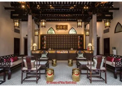 Supply of loose furniture and table lamps to House of Tan Yeok Nee: main herbalist hall