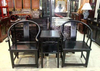 antique horseshoe chair