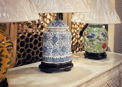 Colourful lamps