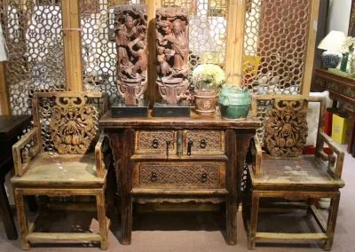 chinese coffee cabinet