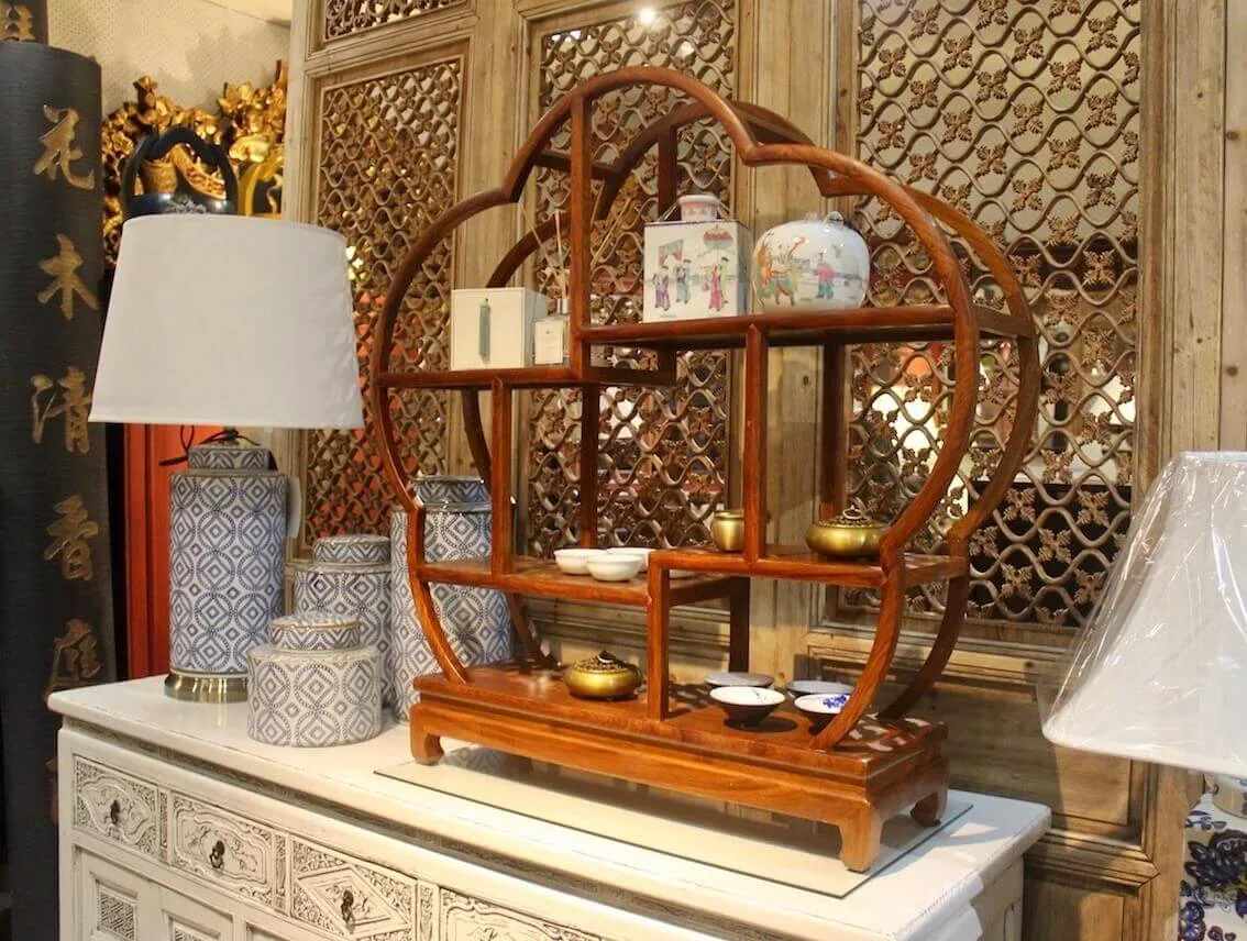 6259-MINI AHHL small wooden display curio shelf