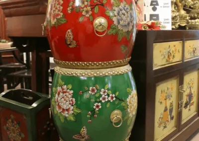 Painted chinese drums