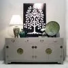 SB37-COOLGREY: Wooden sideboard in a cleanly finished light grey for a modern look