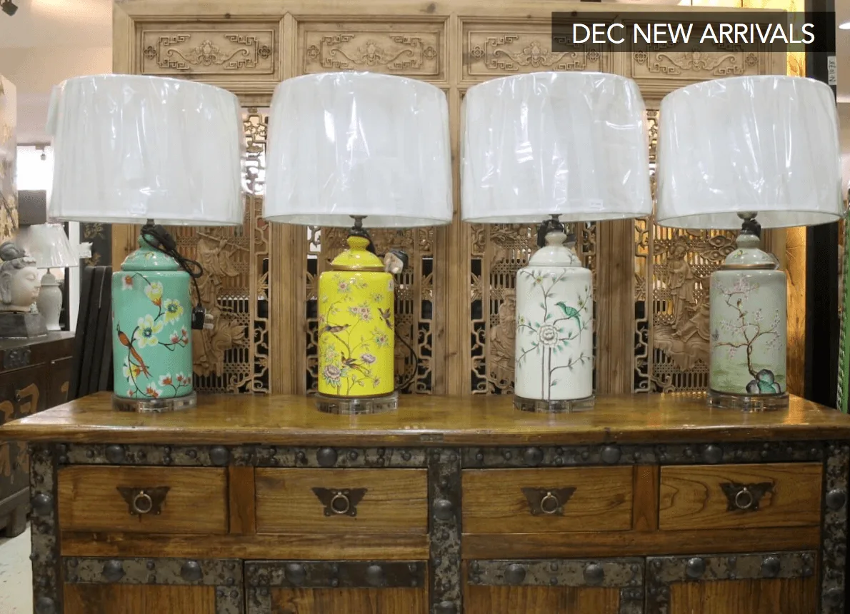 ceramic chinese table lamps