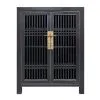 Wooden spindle cabinet with double doors - Thumbnail Image 24