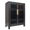 Chinese cabinet spindle door in black
