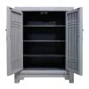 chinese cabinet spindle door in cool grey