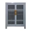 Wooden spindle cabinet with double doors - Thumbnail Image 15