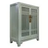 Wooden spindle cabinet with double doors - Thumbnail Image 10