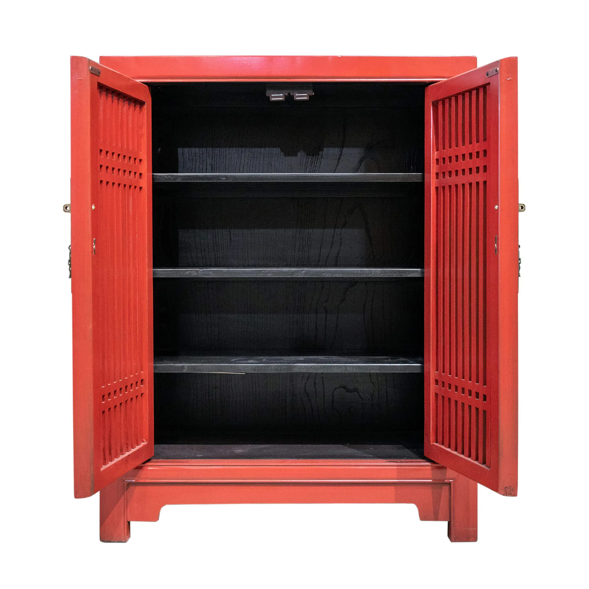 Wooden spindle cabinet with double doors - Image 8