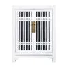 Wooden spindle cabinet with double doors - Thumbnail Image 6
