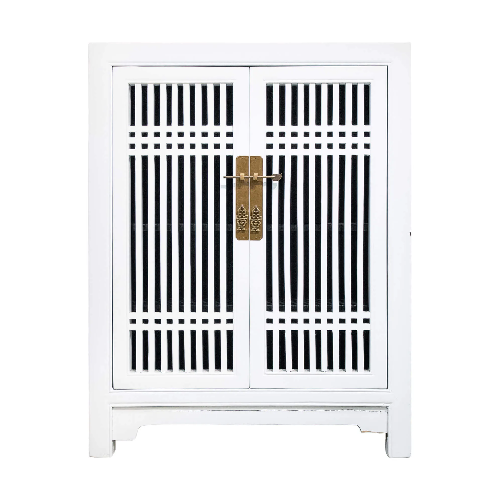 Wooden spindle cabinet with double doors - Image 6