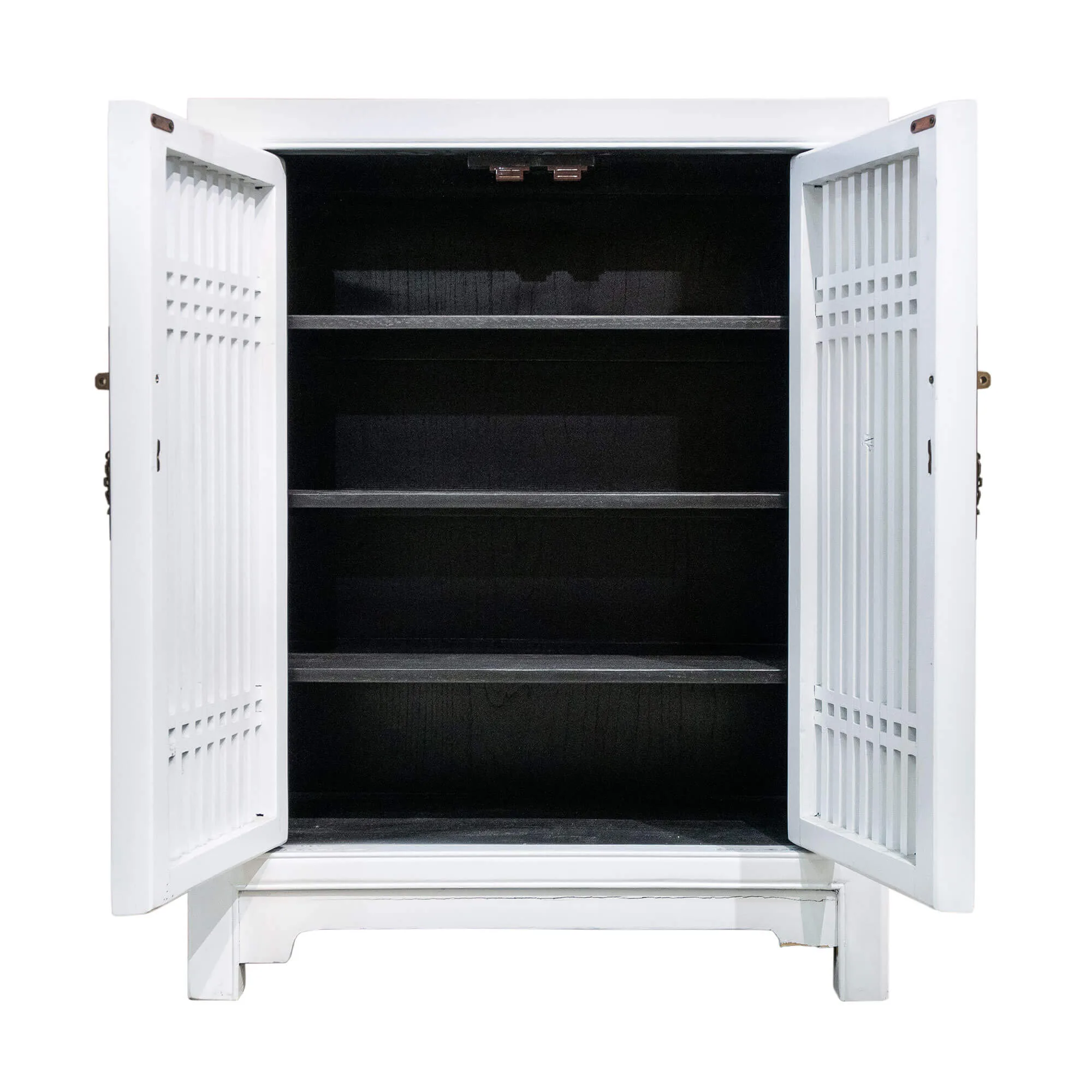 Wooden spindle cabinet with double doors - Image 5