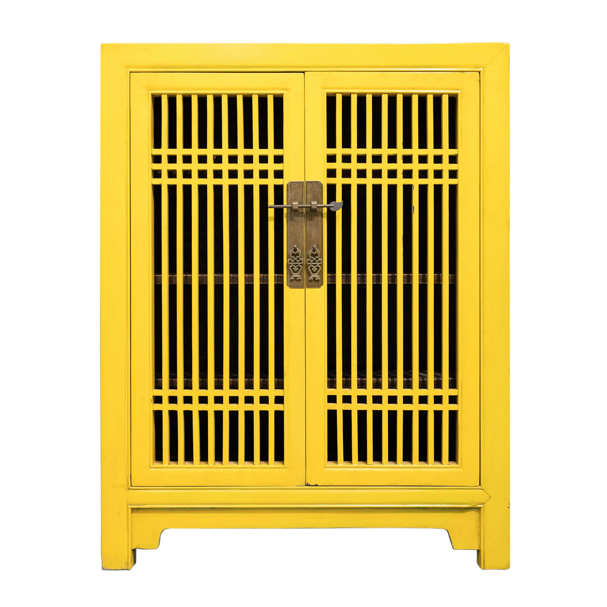 Wooden spindle cabinet with double doors - Image 30