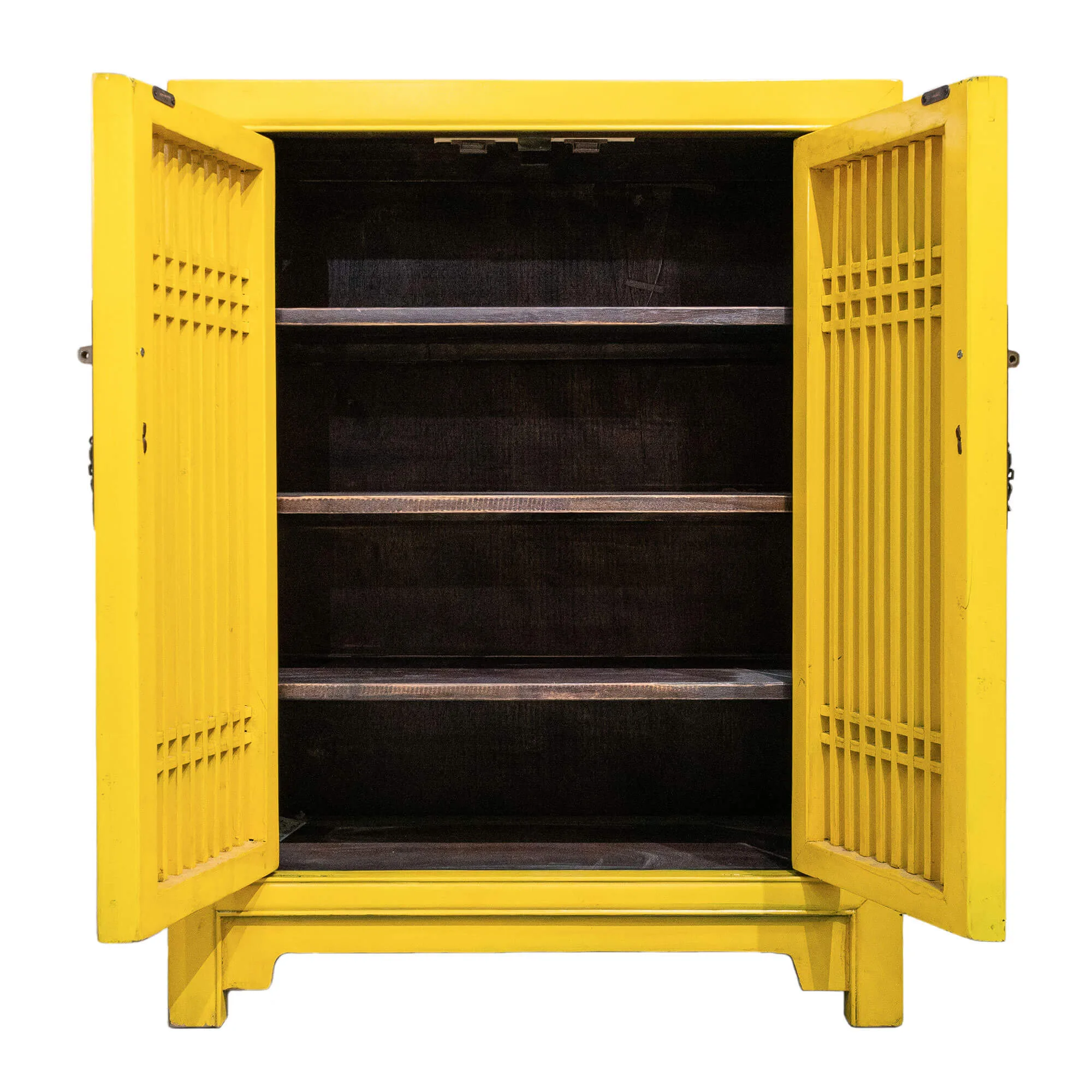 Wooden spindle cabinet with double doors - Image 29