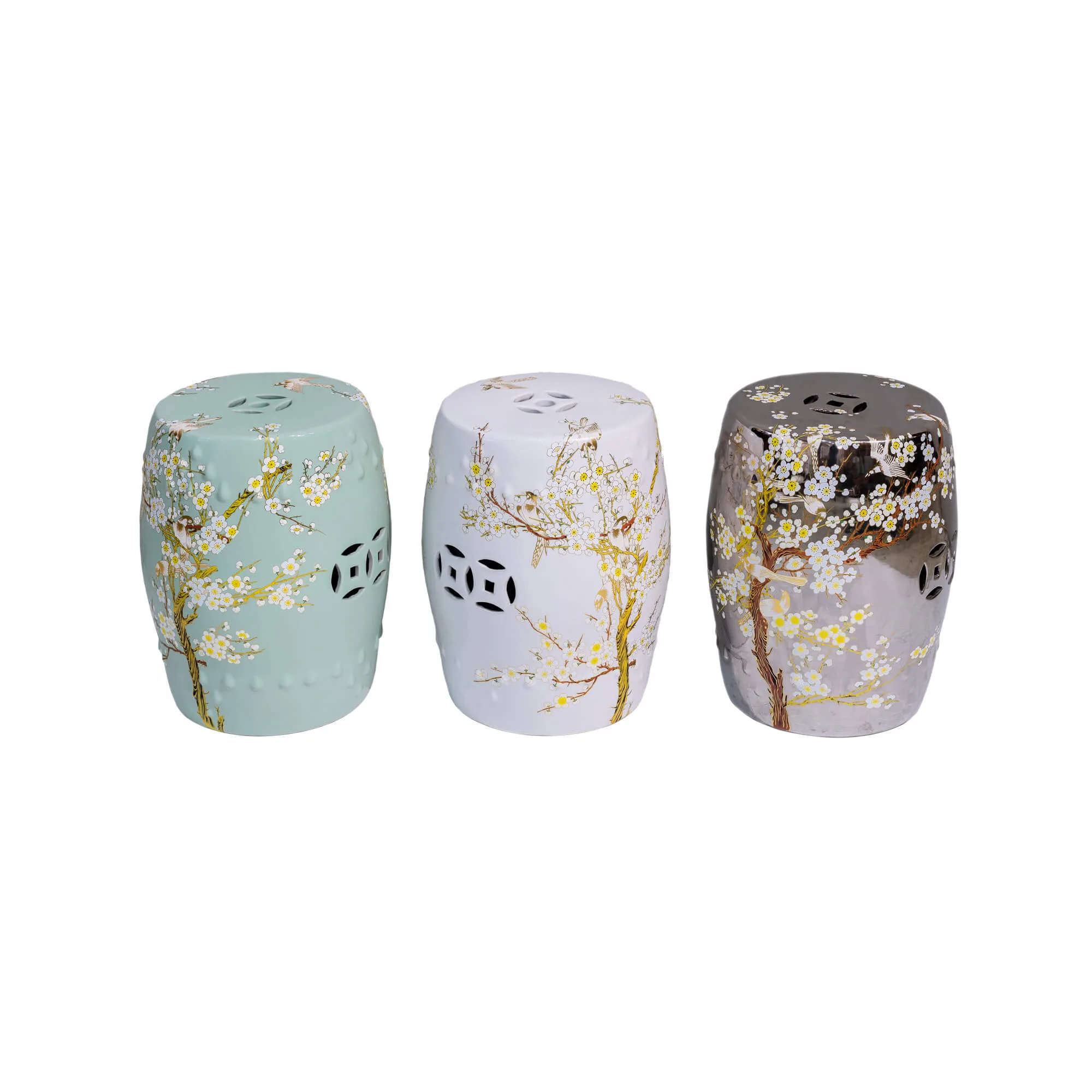 Chinese porcelain garden stools
