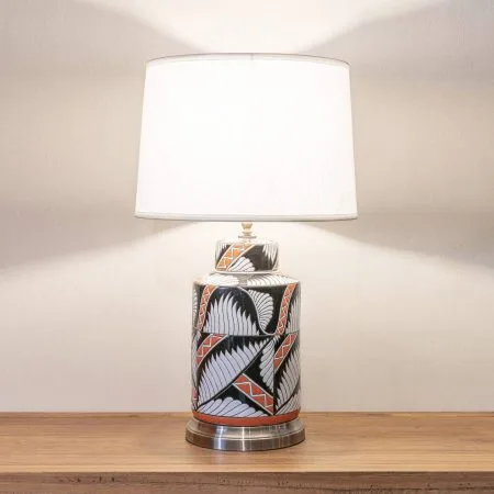 Ceramic oriental table lamp
