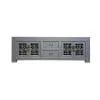 Chinese furniture storm grey TV sideboard with lattice doors