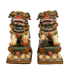 Chinese home decor Colour ceramic lions