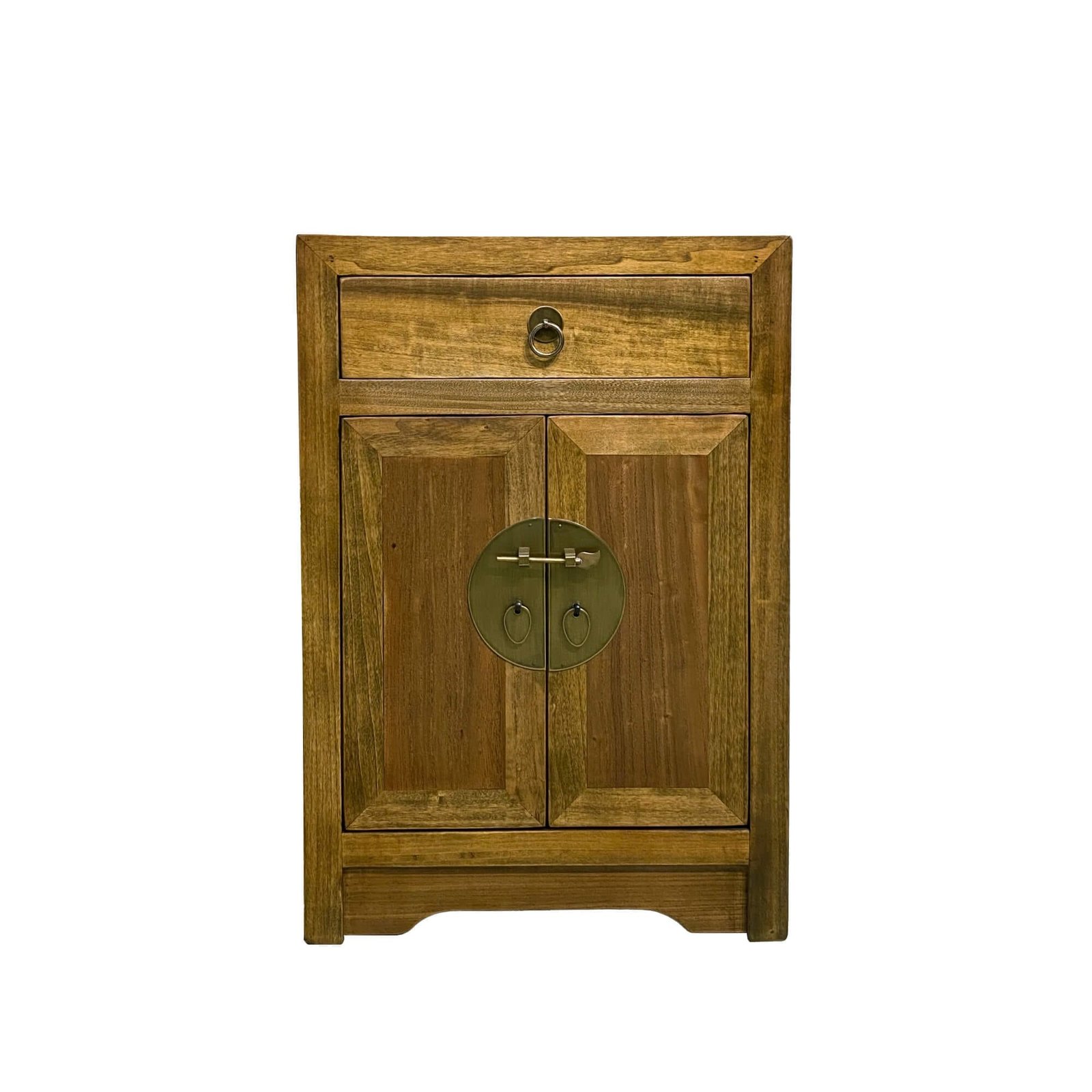 Elm chinese bedside cabinet