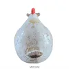 Ceramic chicken figurine