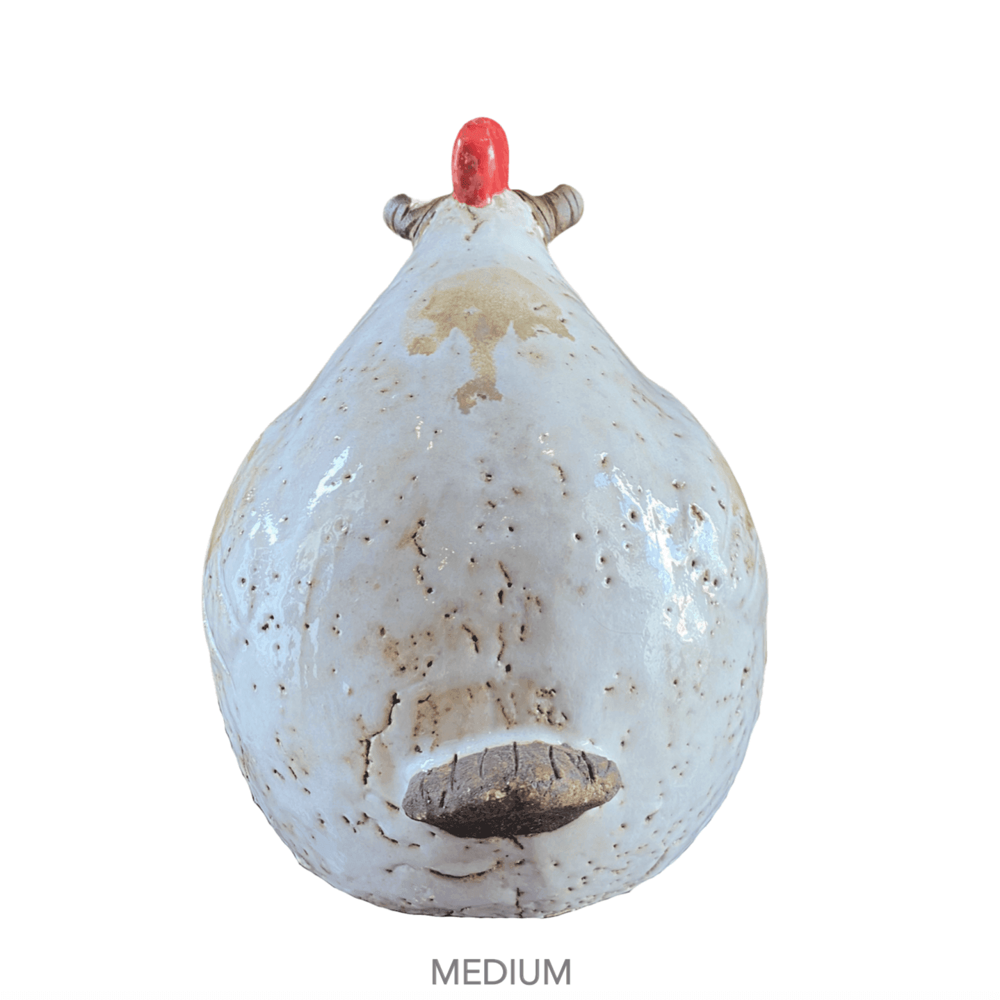 Ceramic chicken figurine