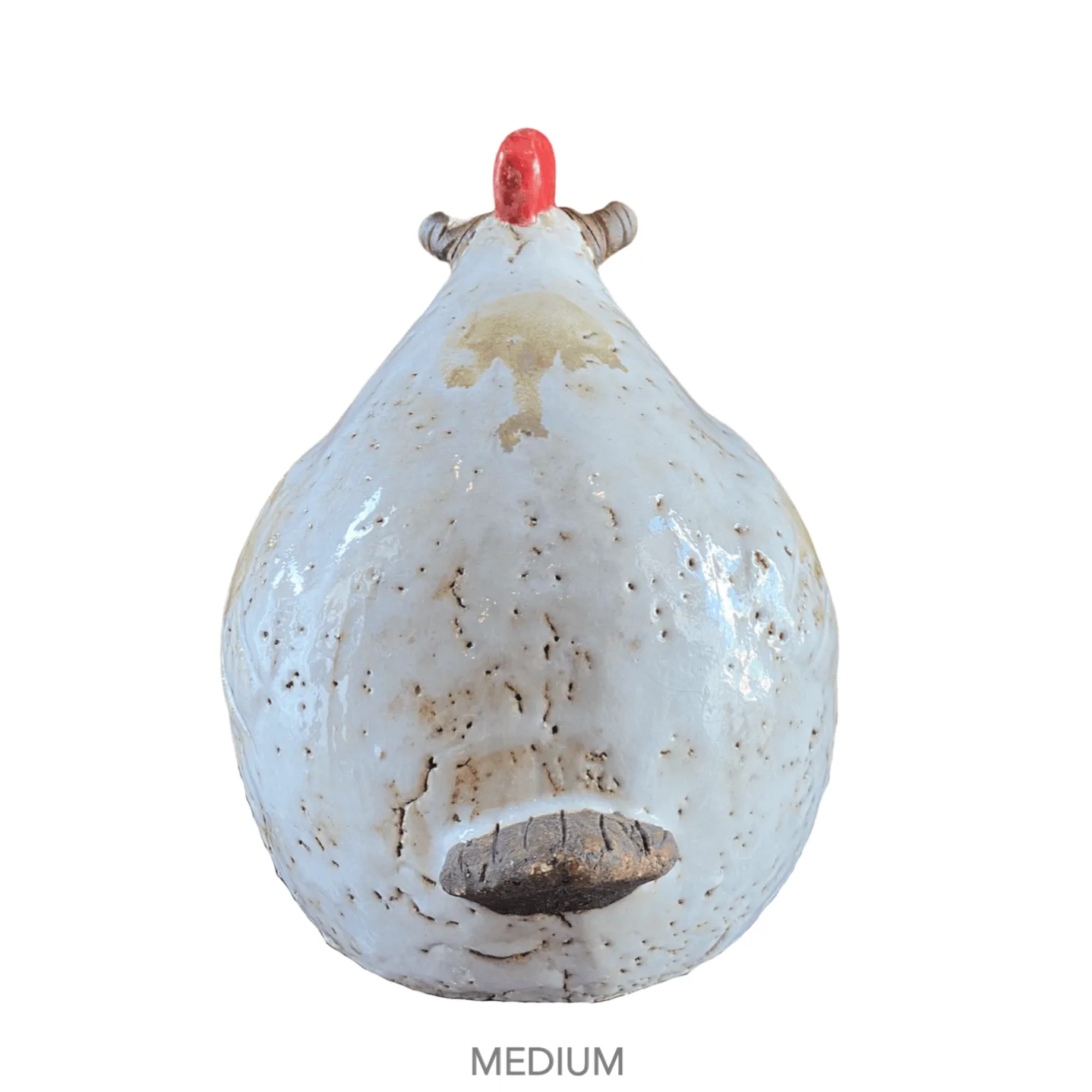 Ceramic chicken figurine