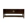 N-1848 dark brown small low console Chinese furniture small low console