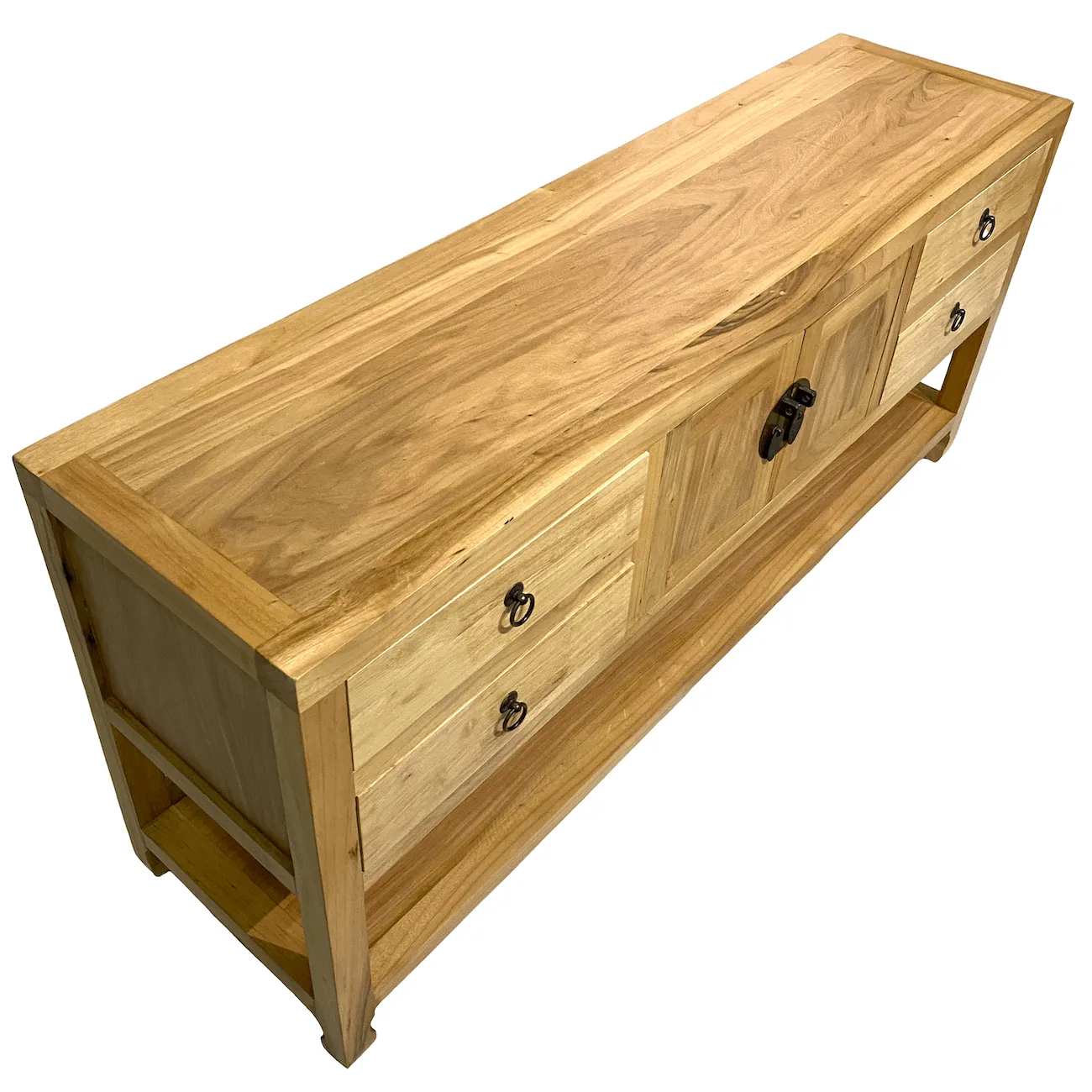 N-1848 raw finish top Chinese furniture small low console