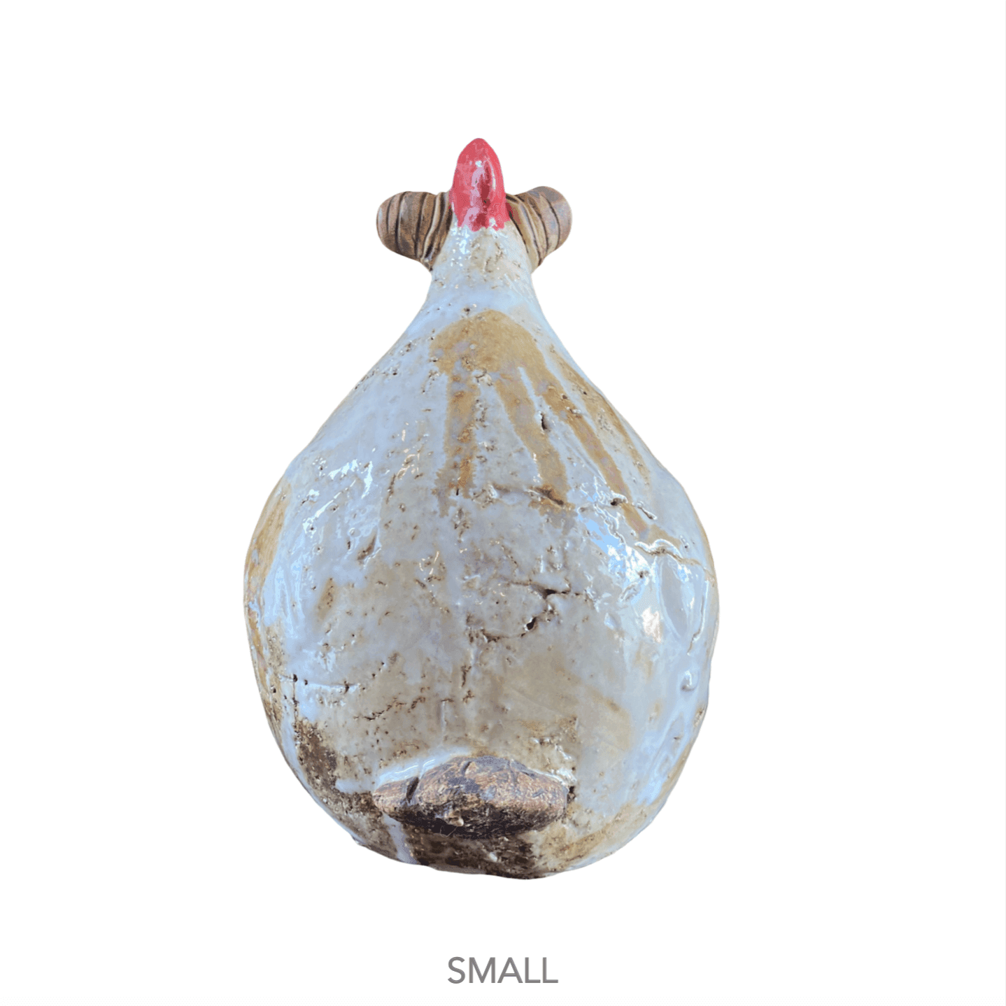 Ceramic chicken figurine