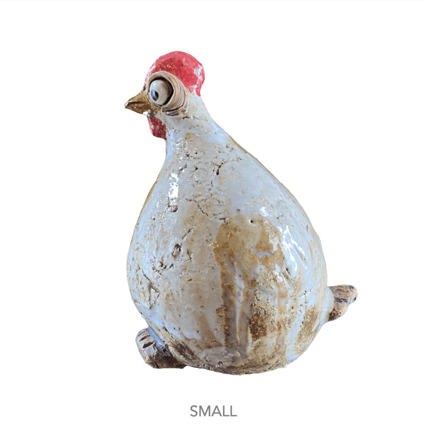 Ceramic chicken figurine