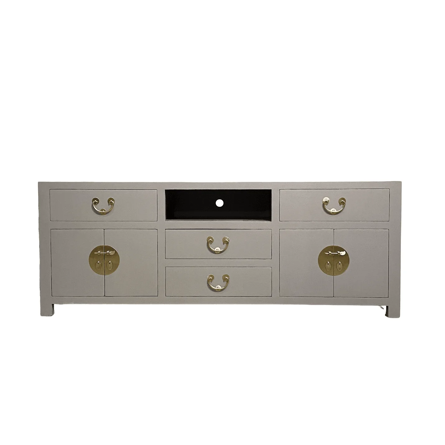 Chinese furniture cool grey TV console