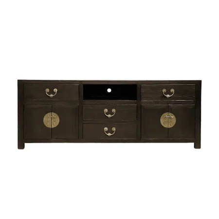 Chinese furniture dark brown TV console