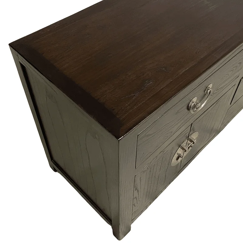 Chinese furniture dark brown TV console