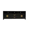 Wooden TV Console with 3 Open Shelves - Thumbnail Image 7