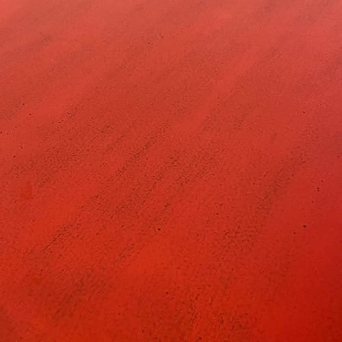 distressed red