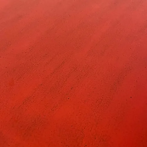 distressed red