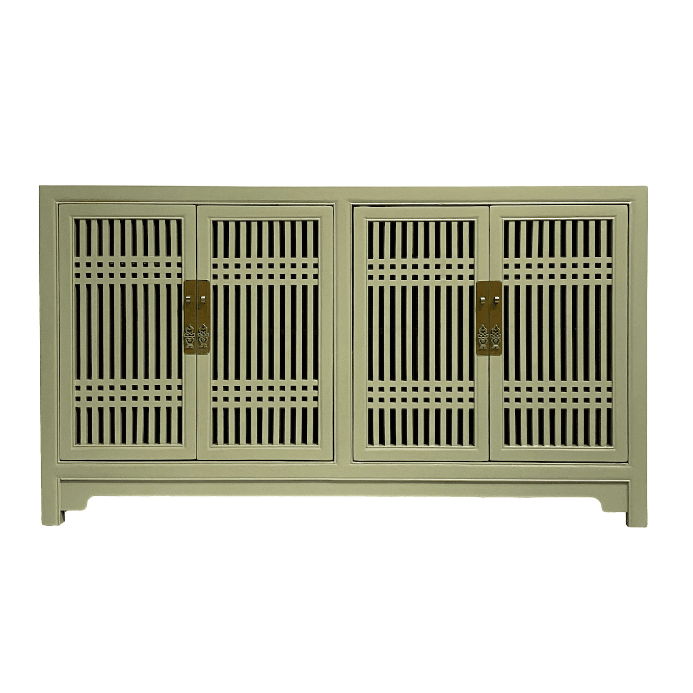 Chinese furniture spindle door sideboard