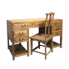 Chinese furniture Elm wood writing desk & chair