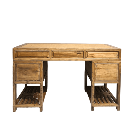 Chinese furniture Elm wood writing desk