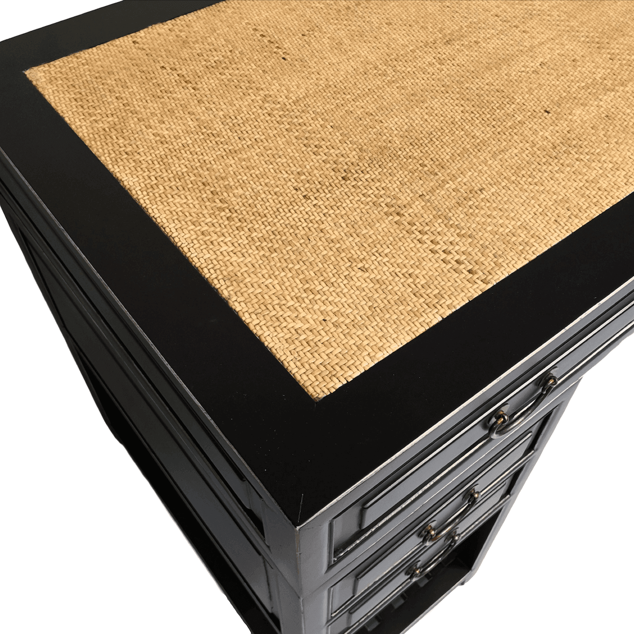 Chinese furniture black writing desk