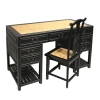 Chinese furniture black writing desk