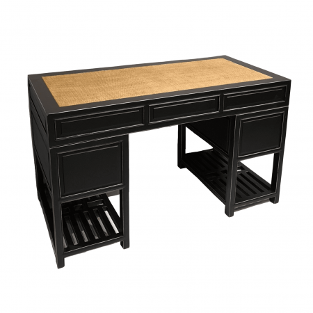 Chinese furniture black writing desk