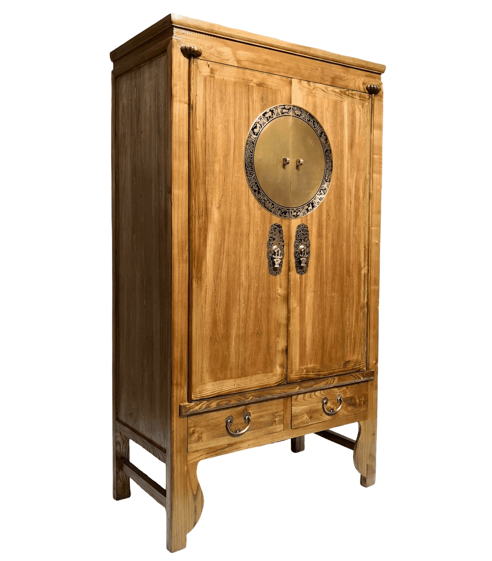 Chinese furniture brown wedding cabinet