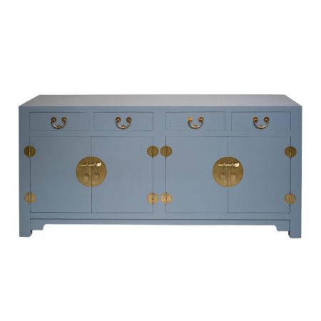 Modern Chinese sideboard in storm grey