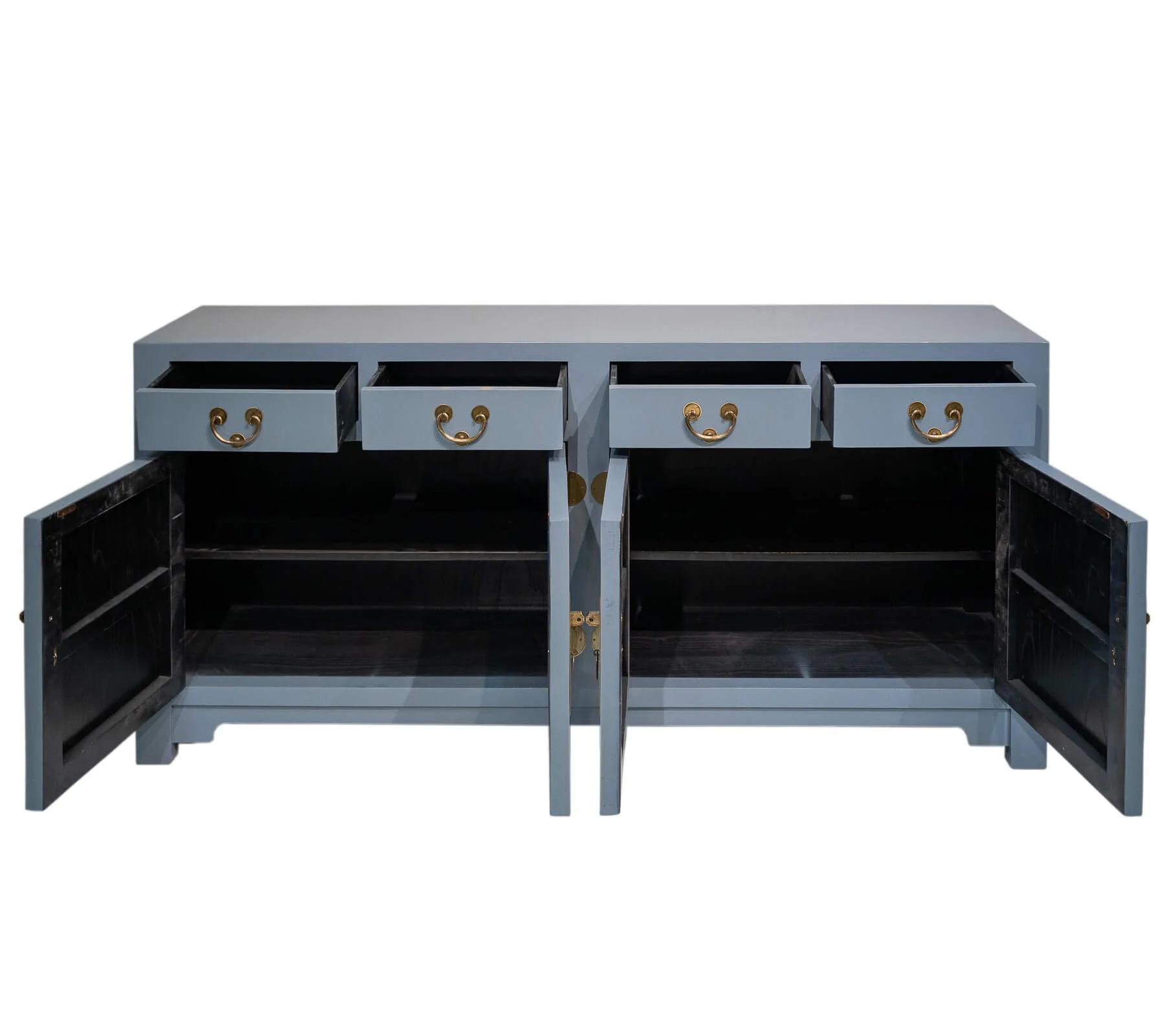 Modern Chinese sideboard in storm grey