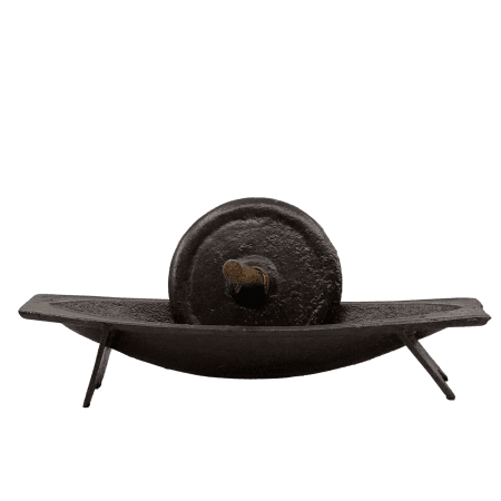 Antique cast iron herb grinder