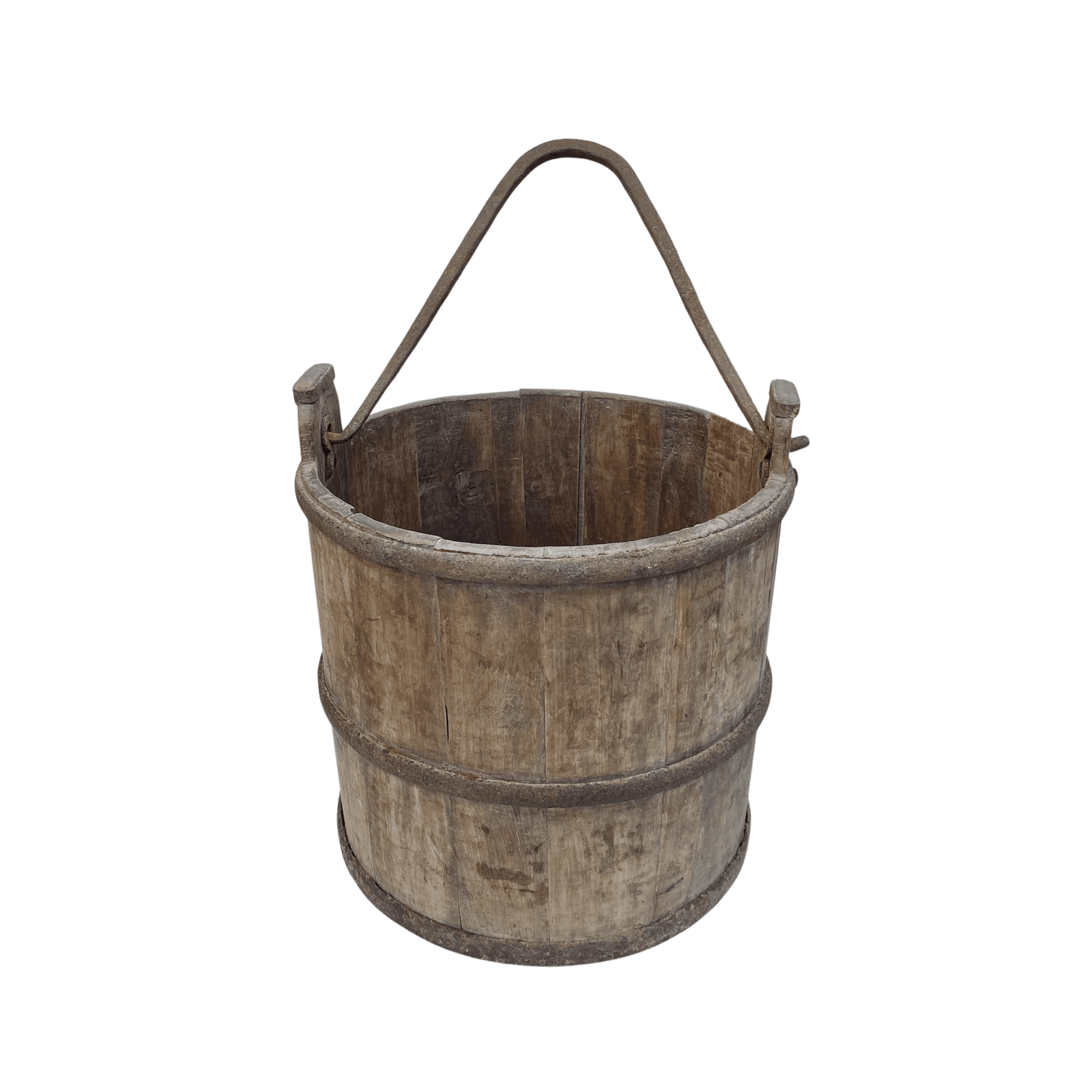 Antique Wooden Bucket 1 Just Anthony